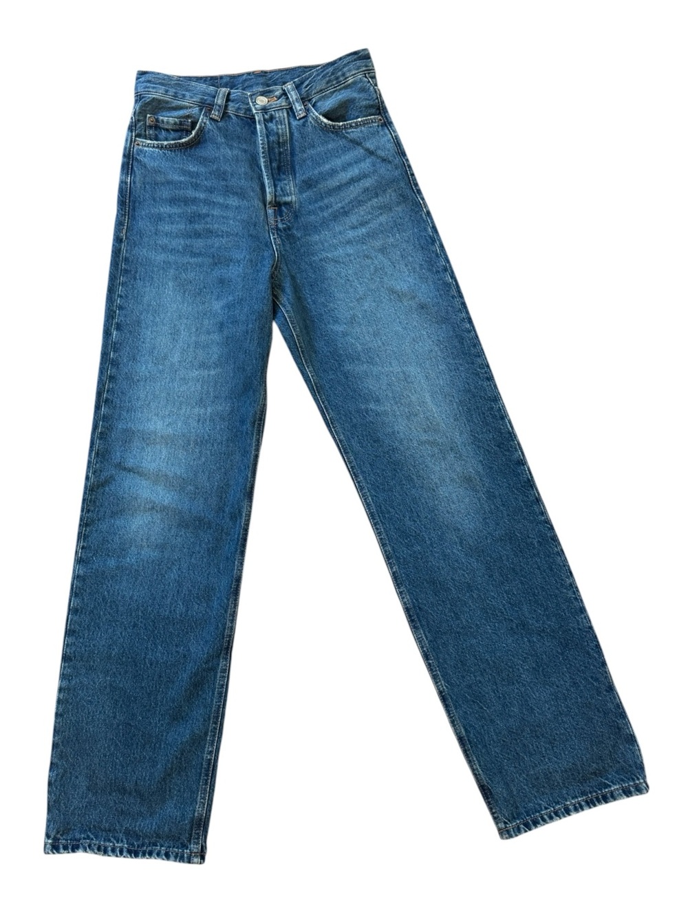 Massimo Dutti Style 5039/939 Medium Wash Straight Leg Jeans Size 34 US 2